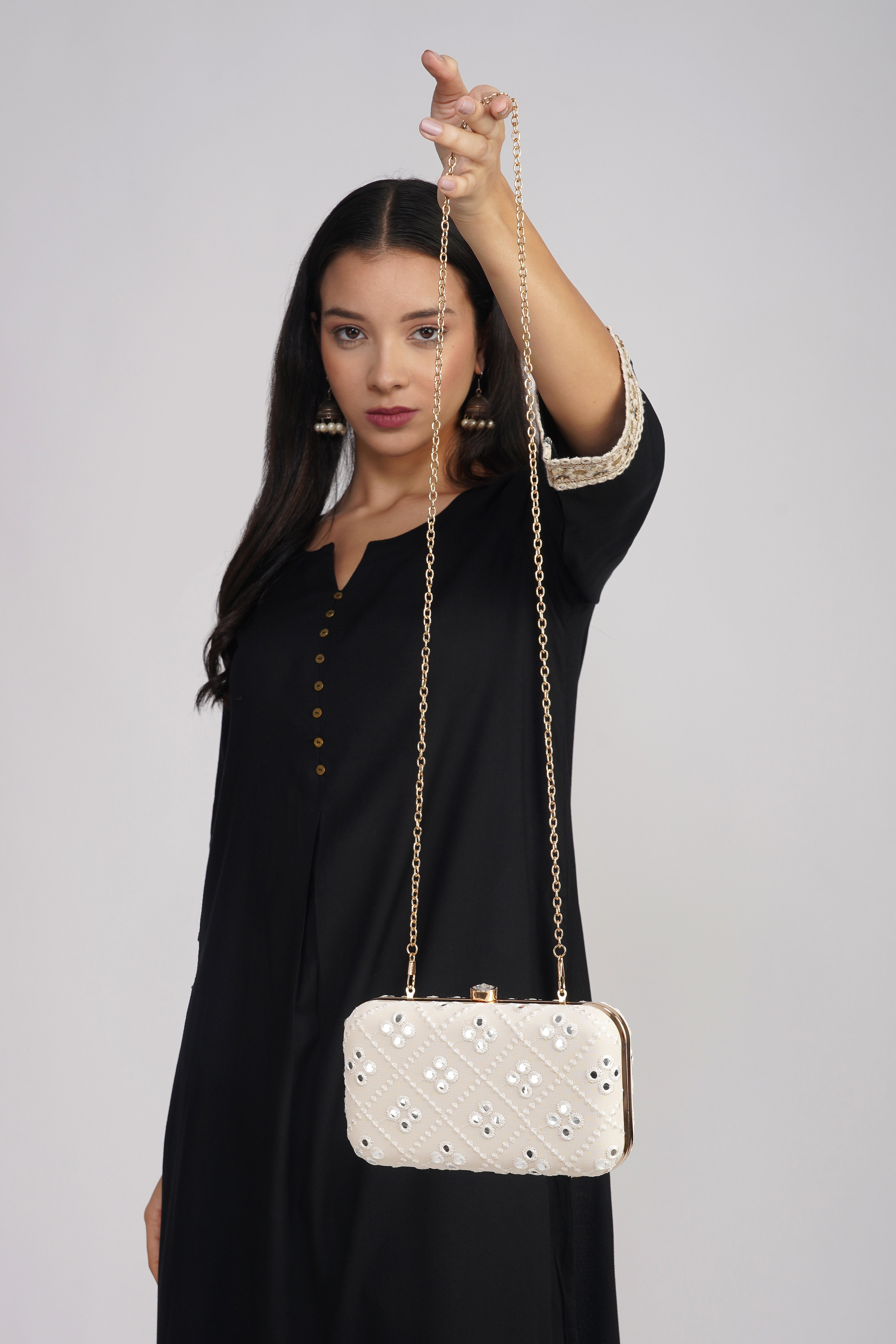 Nice-G White Loom Clutch Bags: Your Ultimate Evening Accessory